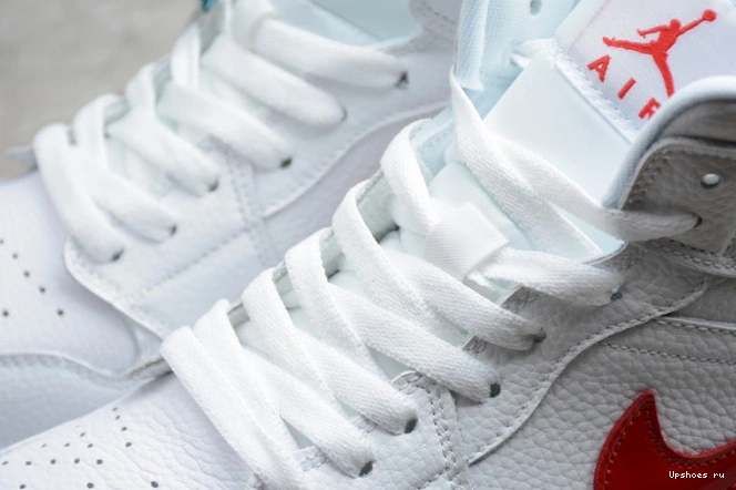 1 Mid BQ6472-106 Red (W) University White Jordan 1129